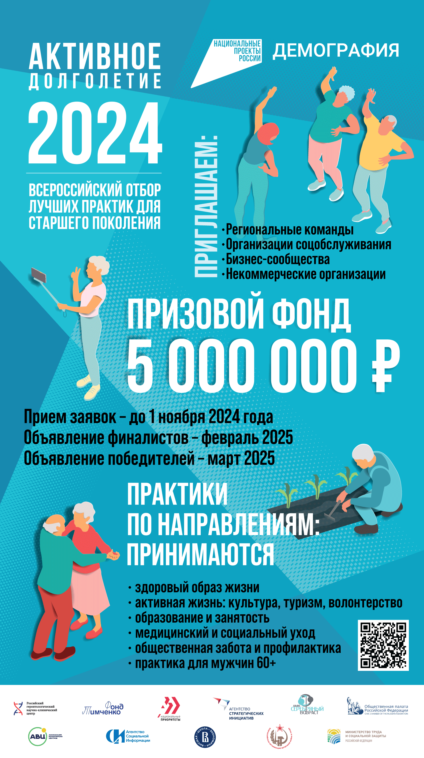 Концепции активного долголетия 2024.